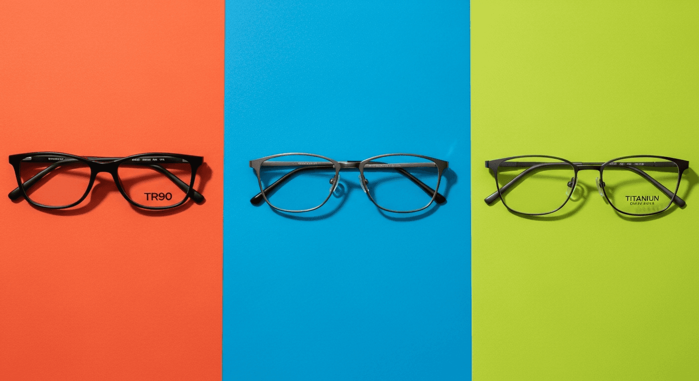 Gözlük Çerçevesi Rehberi: TR90, Titanyum ve Paslanmaz Çelik