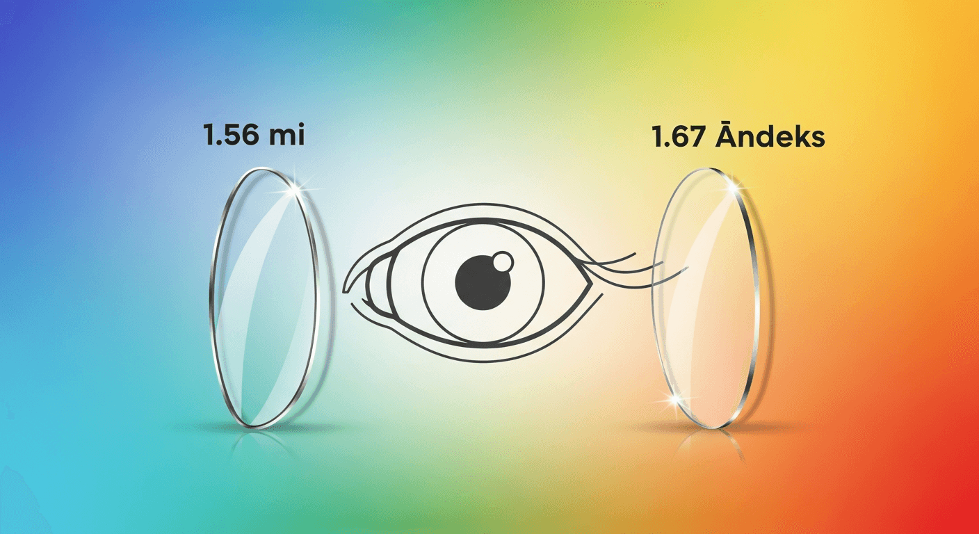 1.56 mi 1.67 İndeks Gözlük Camı mı? Hangisini Seçmelisiniz?