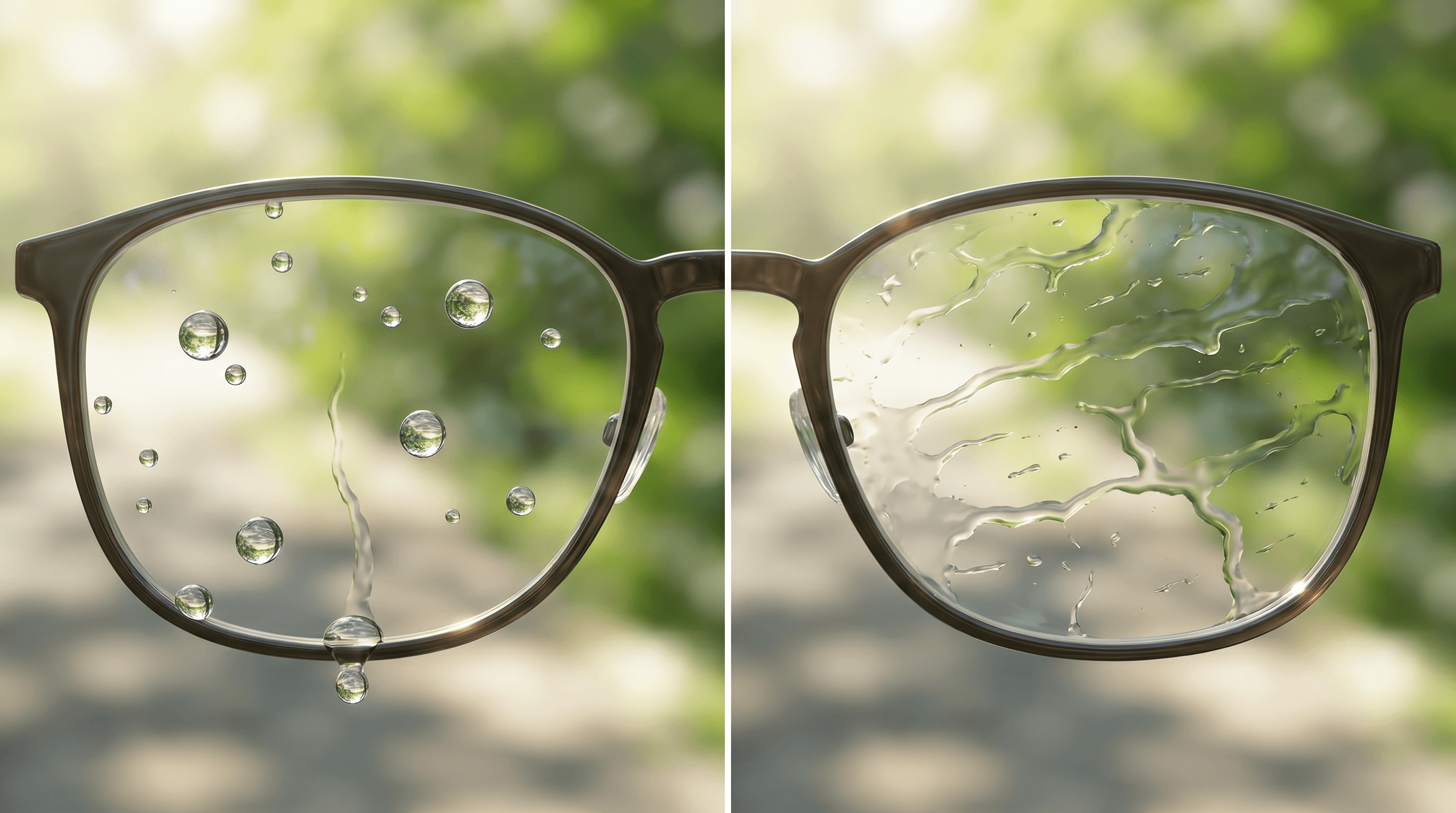 Hydrophobic Kaplama Nedir? Gözlük Camı Avantajları